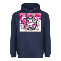 Navy doing my best and letting god Heavyweight Hoodie - MaliasSmallBusiness