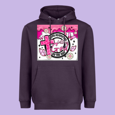 Doing My Best And Letting God Heavyweight Hoodie Designed By Maliassmallbusiness