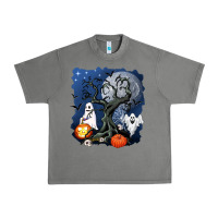 Tornado halloween tree and ghosts Urban Heavy Tee - AdoDesignShop