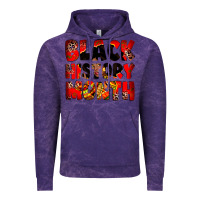 Cloud Purple Black history month juneteenth Vintage Hoodie - Zillion Design Studio
