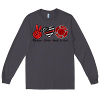 Smoke peace love back to red Long Sleeve Tee - Artiststas
