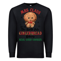 Black mrs claus the north pole gingerbread bakery real g Premium Sweatshirt - MaliasSmallBusiness