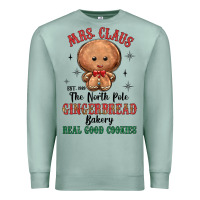 Seafoam mrs claus the north pole gingerbread bakery real g Premium Sweatshirt - MaliasSmallBusiness