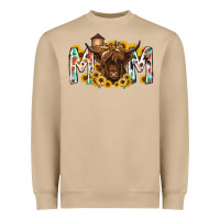 Mushroom mom highland cow Heavyweight Sweatshirt - RacoonDesign