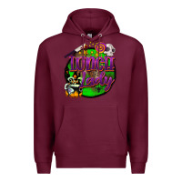 Burgundy halloween lunch lady Premium Hoodie - BarkalooDesign