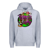 Heather Grey halloween lunch lady Premium Hoodie - BarkalooDesign