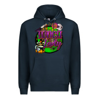 Navy halloween lunch lady Premium Hoodie - BarkalooDesign