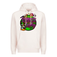 Pale Pink halloween lunch lady Premium Hoodie - BarkalooDesign