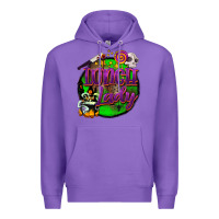 Purple halloween lunch lady Premium Hoodie - BarkalooDesign