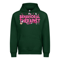 Forest Green Breast Cancer behavioral therapist Urban Hoodie - texasbilliewilder