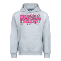 Heather Grey Breast Cancer behavioral therapist Urban Hoodie - texasbilliewilder