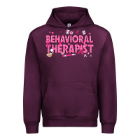 Mauve Wine Breast Cancer behavioral therapist Urban Hoodie - texasbilliewilder