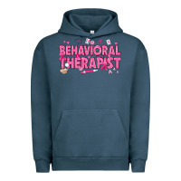 Pigment Midnight Navy Breast Cancer behavioral therapist Urban Hoodie - texasbilliewilder