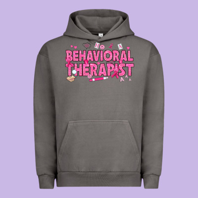 Breast Cancer Behavioral Therapist Urban Hoodie Designed By Texasbilliewilder