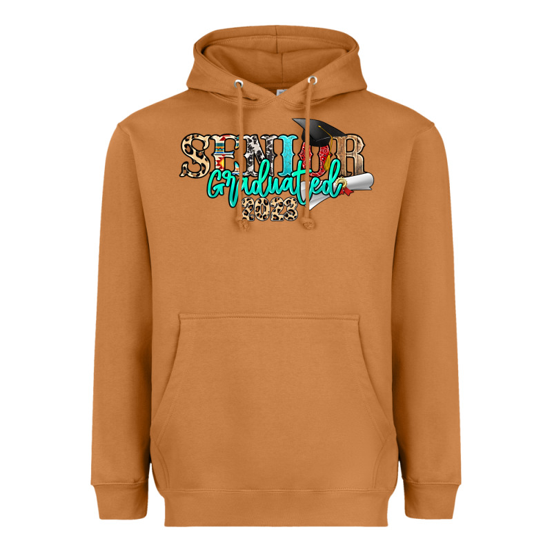 Senior Graduated 2023 Heavyweight Hoodie by NancyCooperArtShop | Teevron