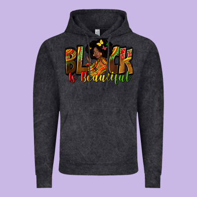 Black Is Beautiful Juneteenth Vintage Hoodie Designed By Zillion Design Studio