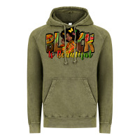 Vintage Olive Black is beautiful juneteenth Vintage Hoodie - Zillion Design Studio