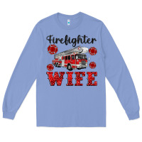 Colony Blue firefighter wife Long Sleeve Tee - Artiststas