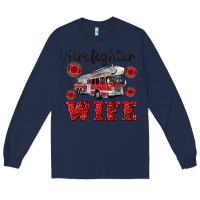 Navy firefighter wife Long Sleeve Tee - Artiststas