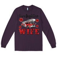 Plum firefighter wife Long Sleeve Tee - Artiststas