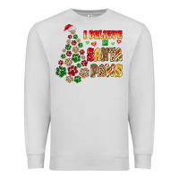 Dove Grey i believe in santa paws Premium Sweatshirt - MaliasSmallBusiness