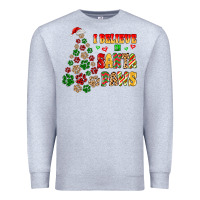 Heather Grey i believe in santa paws Premium Sweatshirt - MaliasSmallBusiness