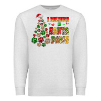 Oatmeal Heather i believe in santa paws Premium Sweatshirt - MaliasSmallBusiness