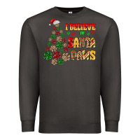 Smoke i believe in santa paws Premium Sweatshirt - MaliasSmallBusiness