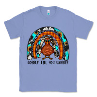 Colony Blue gobble till you wobble rainbow Classic Tee - JahusDesignShop