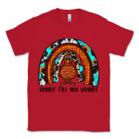 Red gobble till you wobble rainbow Classic Tee - JahusDesignShop