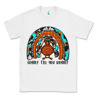 White gobble till you wobble rainbow Classic Tee - JahusDesignShop