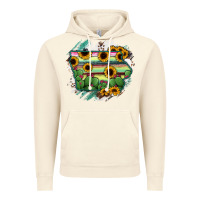 Vintage Artic Iowa State Map Vintage Hoodie - RanaPortraitStore
