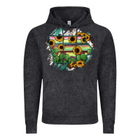 Vintage Black Iowa State Map Vintage Hoodie - RanaPortraitStore
