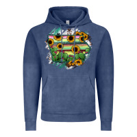 Vintage Denim Iowa State Map Vintage Hoodie - RanaPortraitStore