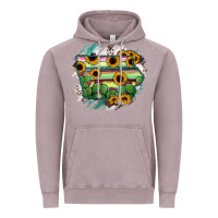 Vintage Zinc Iowa State Map Vintage Hoodie - RanaPortraitStore