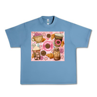 Pebble Blue cafecito y chisme. Urban Heavy Tee - JahusDesignShop