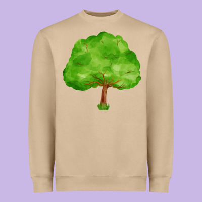 Tree Heavyweight Sweatshirt Designed By Fadigitalartstudio