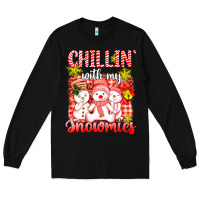 Black chillin  with my red snowmies Long Sleeve Tee - AdoDesignShop