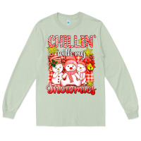 Matcha chillin  with my red snowmies Long Sleeve Tee - AdoDesignShop