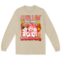 Mushroom chillin  with my red snowmies Long Sleeve Tee - AdoDesignShop
