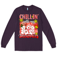 Plum chillin  with my red snowmies Long Sleeve Tee - AdoDesignShop