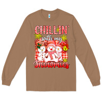 Toasted Coconut chillin  with my red snowmies Long Sleeve Tee - AdoDesignShop