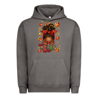 Pigment Tornado one merry mama christmas afro messy bun Urban Hoodie - texasbilliewilder