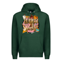 Sports Green fall  lunch lady Premium Hoodie - BarkalooDesign