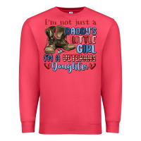 Cardinal i'm not just a daddy's little girl Premium Sweatshirt - MaliasSmallBusiness