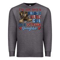Charcoal Heather i'm not just a daddy's little girl Premium Sweatshirt - MaliasSmallBusiness