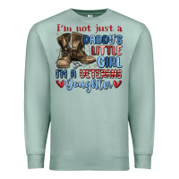 Seafoam i'm not just a daddy's little girl Premium Sweatshirt - MaliasSmallBusiness