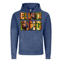 Vintage Denim Black king juneteenth Vintage Hoodie - Zillion Design Studio