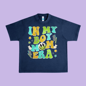In My Boy Mom Era Urban Heavy Tee Designed By Jahusdesignshop