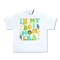 White in my boy mom era Urban Heavy Tee - JahusDesignShop